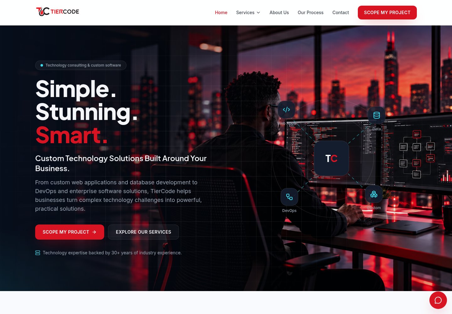 TierCode homepage